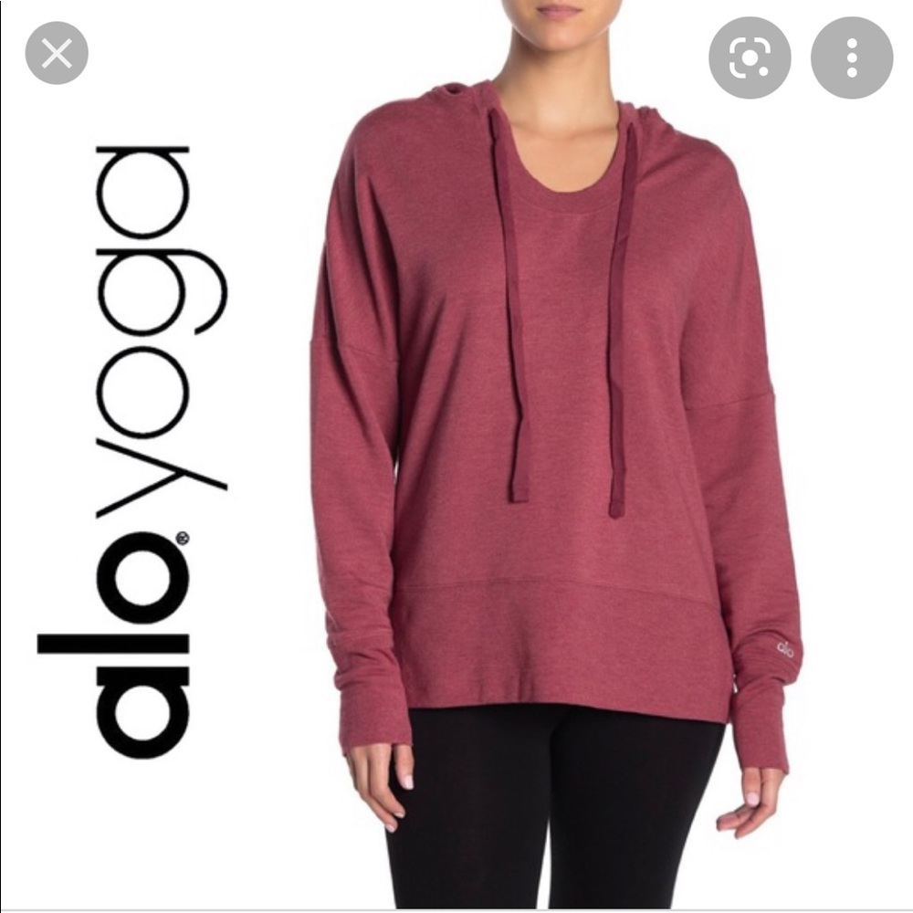 Alo yoga fluid tunic hoodie